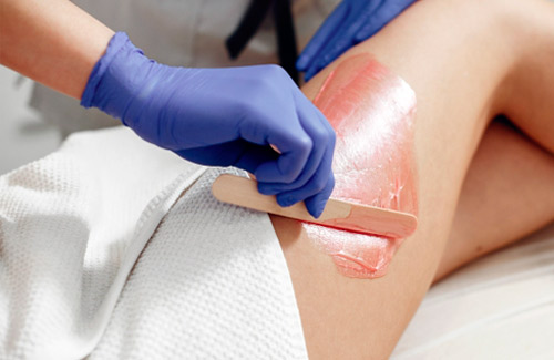 Фото восковой депиляции