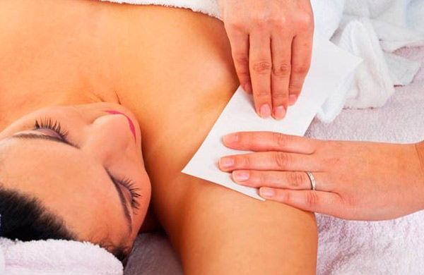 Фото восковой депиляции